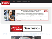 Tablet Screenshot of grupocapsa.net